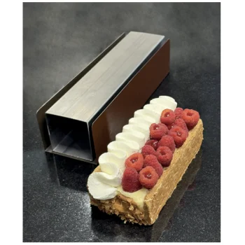Non-Stick XL Stainless Steel Pastry Viennoiserie Bar Mold - 250 mm x 76 mm x h 60 mm - No Insert
