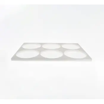 Plastic Galette Chablon Stencil Board - Ø 180 mm - 6 Circles