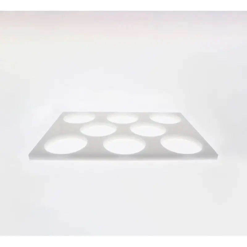 Plastic Galette Chablon Stencil Board - Ø 140 mm - 8 Circles Plastic Galette Chablon Stencil Board - Ø 140 mm - 8 Circles