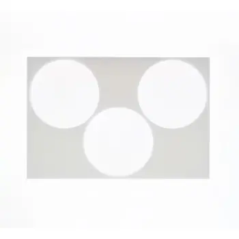 Plastic Galette Chablon Stencil Board - Ø 220 mm - 3 Circles