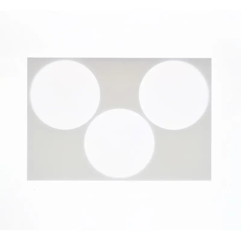 Plastic Galette Chablon Stencil Board - Ø 220 mm - 3 Circles