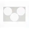 Plastic Galette Chablon Stencil Board - Ø 220 mm - 3 Circles