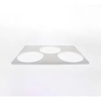 Plastic Galette Chablon Stencil Board - Ø 220 mm - 3 Circles