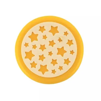 Silikomart Professional Stars Decor Pastry Topper Mold - ø 180 mm x h 2.5 mm