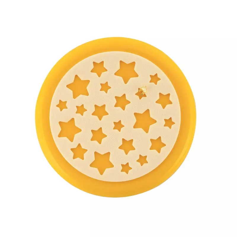 Silikomart Professional Stars Decor Pastry Topper Mold - ø 180 mm x h 2.5 mm