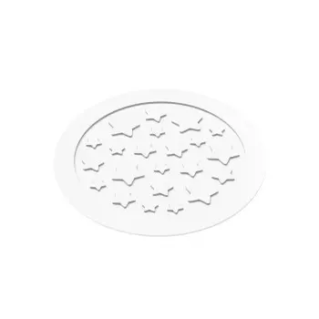 Silikomart Professional Stars Decor Pastry Topper Mold - ø 180 mm x h 2.5 mm