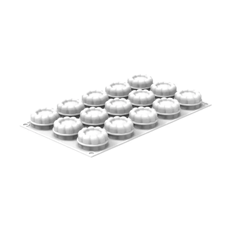 Silikomart Professional Charlotte 30 Mini Portion Silicone Pastry Mold - ø45 mm x h 25 mm - 30ml - 15 cavity