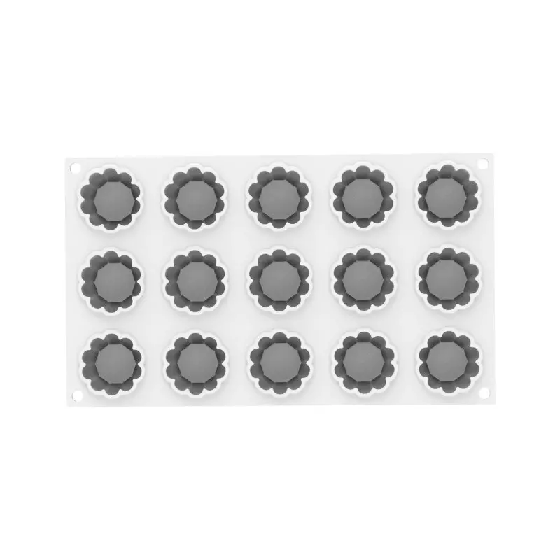Silikomart Professional Charlotte 30 Mini Portion Silicone Pastry Mold - ø45 mm x h 25 mm - 30ml - 15 cavity