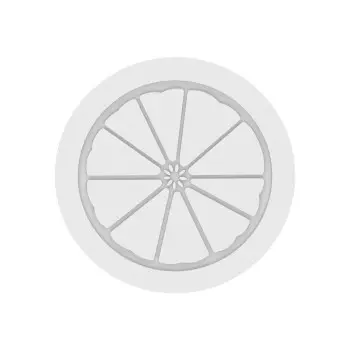 Silikomart Professional The slice of citrus 940 Silicone Entremet Mold - ø170 mm x h 45 mm - 940ml
