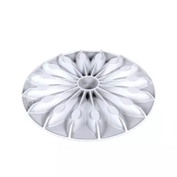 Silikomart Professional Bloom 300 Silicone Entremet Mold - ø173 mm x h 22 mm - 300ml