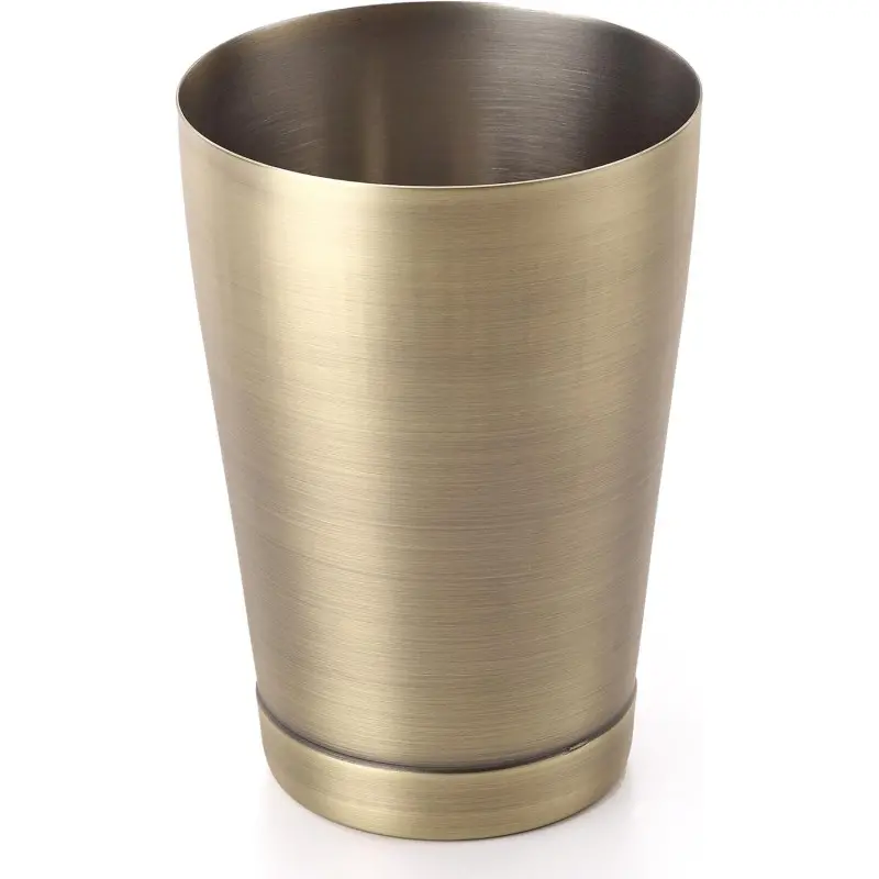 Barfly 18 oz Shaker/Tin - Antique Gold - Set of 6