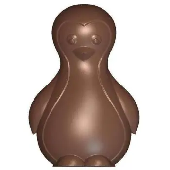 Polycarbonate 3D Penguin Chocolate Mold - 120 mm x 82 mm - 265gr