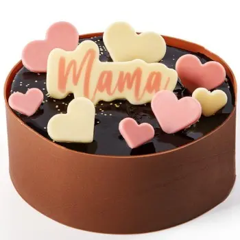 Edible Chocolate Decoration Hearts in 4 Different Sizes - 160 pcs