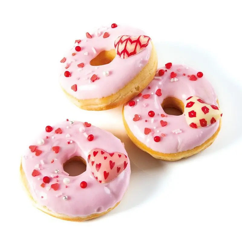 Multi Design Hearts Edible Chocolate Decoration 3.8 x 3.5 cm - 72 pcs Multi Design Hearts Edible Chocolate Decoration 3.8 x 3.5 cm - 72 pcs