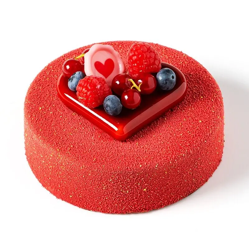 Pink Stamp with Red Heart Edible Chocolate Decoration 3 cm - 175 pcs Pink Stamp with Red Heart Edible Chocolate Decoration 3 cm - 175 pcs