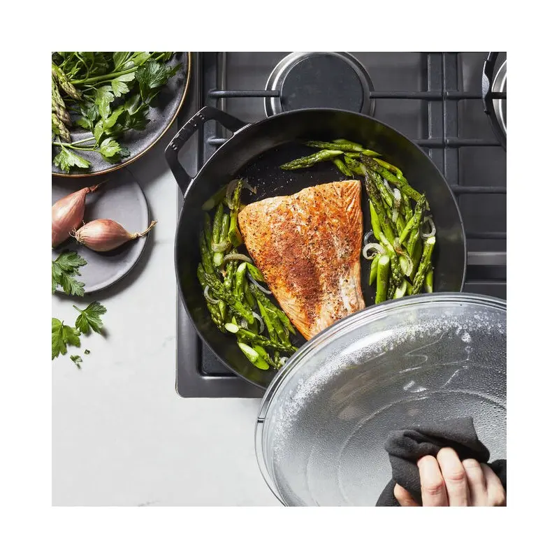 Staub 3.5-qt Braiser with Glass Lid - Lilac Staub 3.5-qt Braiser with Glass Lid - Lilac