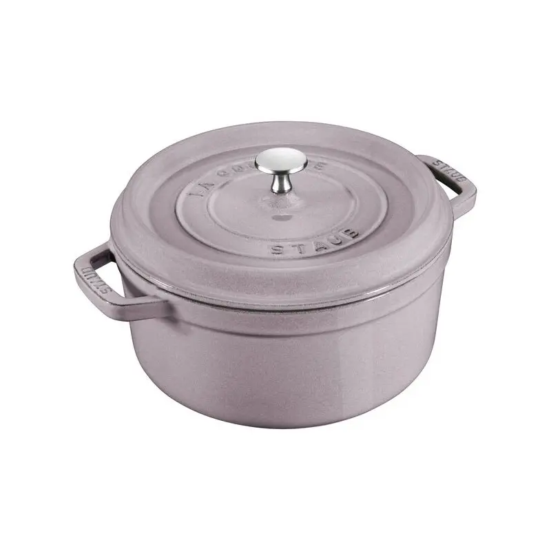 STAUB 11028107 Staub 7-qt Round Dutch Oven - White Truffle STAUB 11028107 Staub 7-qt Round Dutch Oven - White Truffle