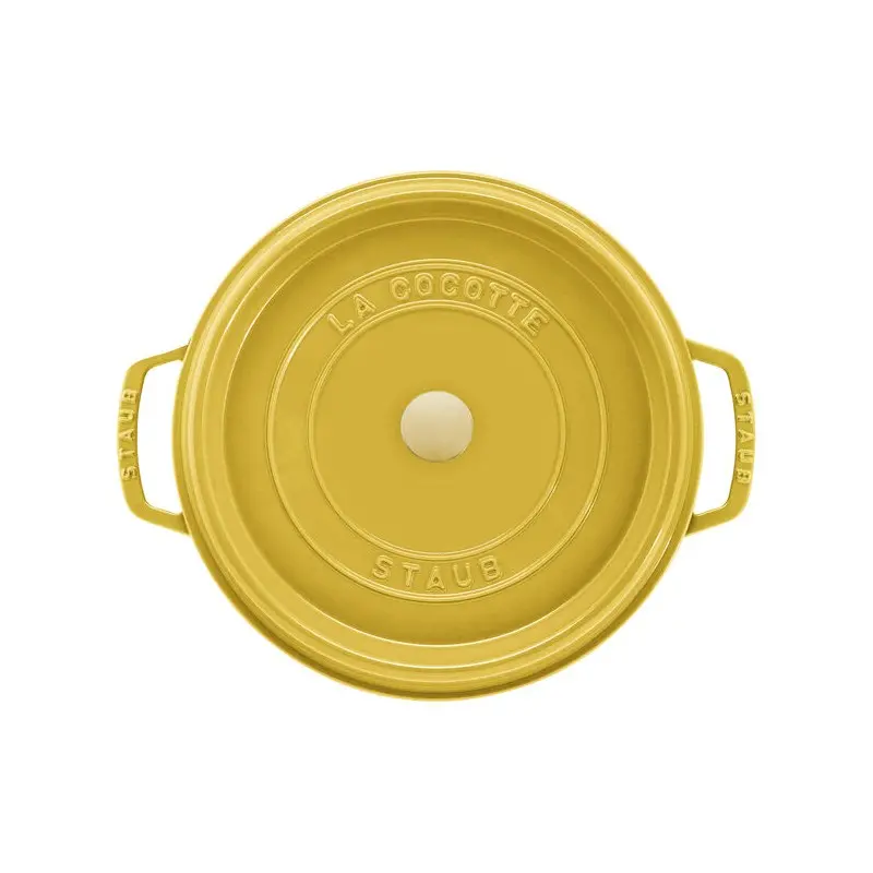 Staub 7-qt Round Dutch Oven - Citron