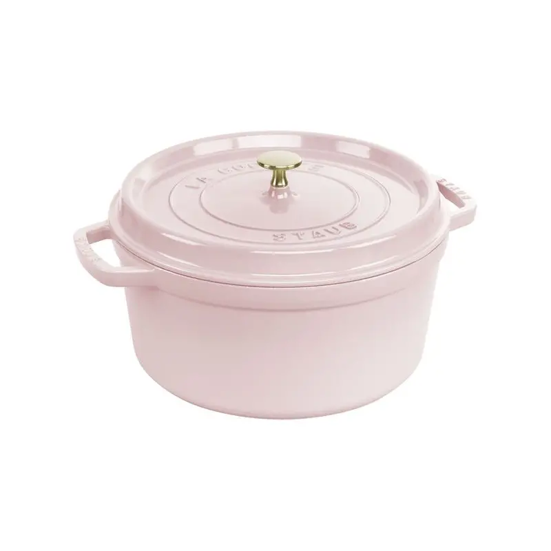 Staub 7-qt Round Dutch Oven - Pink Peony