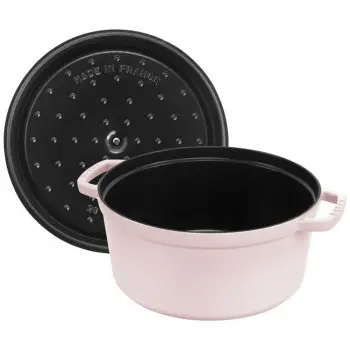 Staub 7-qt Round Dutch Oven - Pink Peony