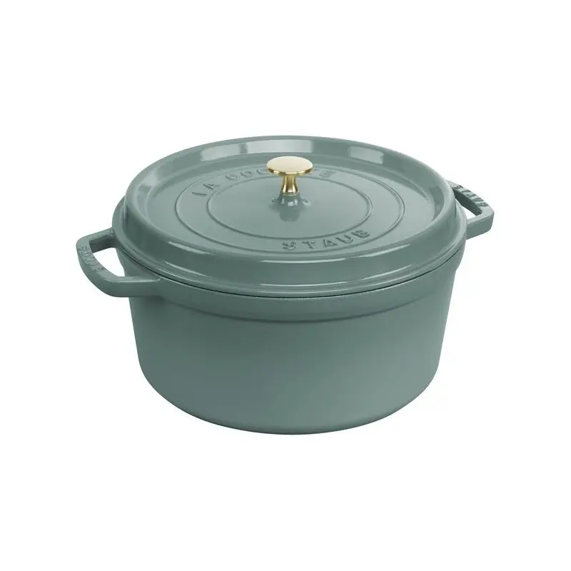 Staub 7-qt Round Dutch Oven - Eucalyptus Staub 7-qt Round Dutch Oven - Eucalyptus