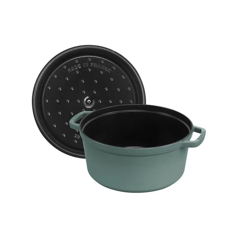 Staub 7-qt Round Dutch Oven - Eucalyptus Staub 7-qt Round Dutch Oven - Eucalyptus