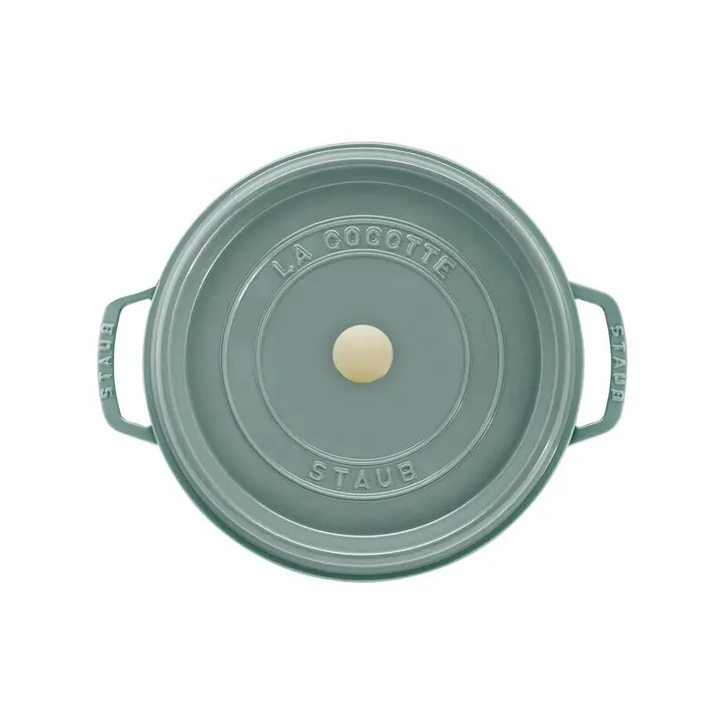 Staub 7-qt Round Dutch Oven - Eucalyptus Staub 7-qt Round Dutch Oven - Eucalyptus