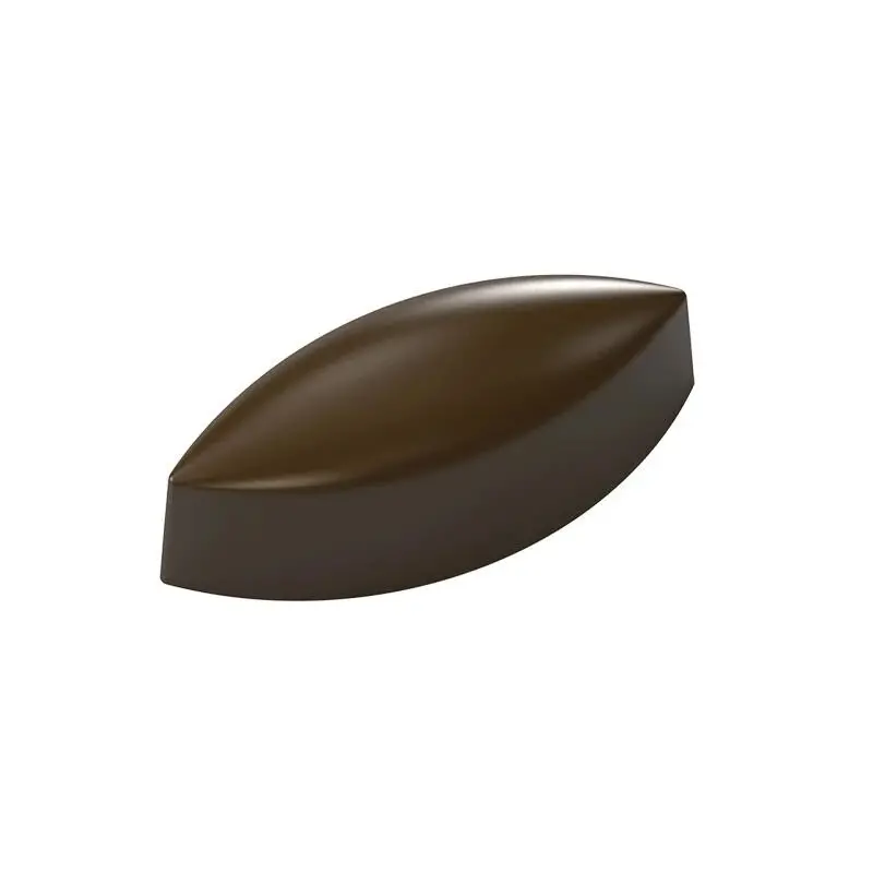 Polycarbonate Marquise Chocolate Praline Mold - 42.5 mm x 17 mm x h 15 mm - 7 gr - 28 cavity Polycarbonate Marquise Chocolate Praline Mold - 42.5 mm x 17 mm x h 15 mm - 7 gr - 28 cavity