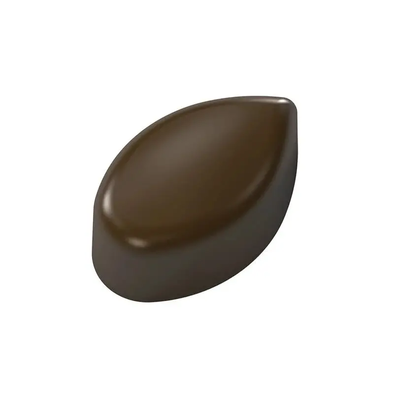 Polycarbonate Almond Shaped Chocolate Praline Mold - 35.2 mm x 21.2 mm x h 14 mm - 7.5 gr - 32 cavity