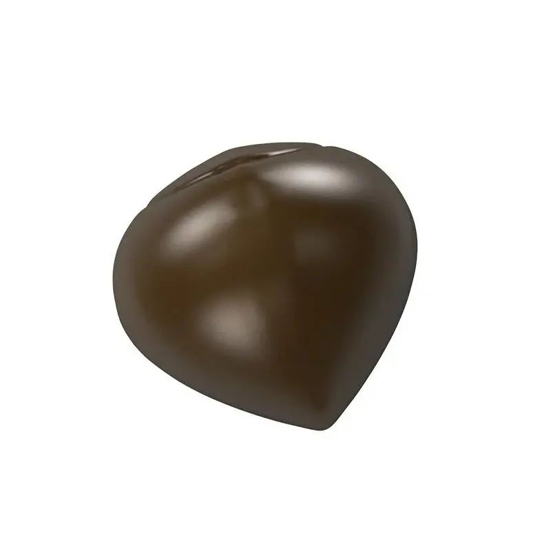 Polycarbonate Chestnut Chocolate Praline Mold - 35 mm x 32.5 mm x 15.5 mm - 9 gr - 24 cavity
