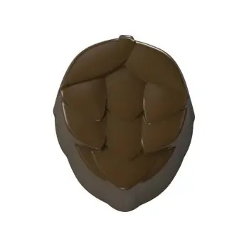 Polycarbonate Pinecone Chocolate Praline Mold - 40 mm x 33.7 mm x 13.3 mm - 12.7 gr - 18 cavity