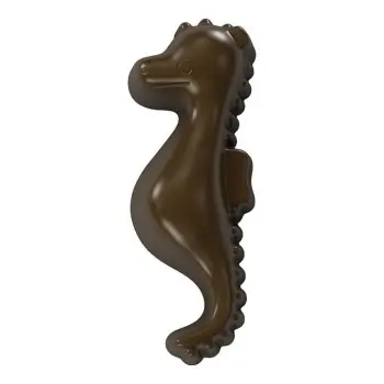 Polycarbonate Seahorse Chocolate Mold - 102.2 mm x 38.5 mm x 20 mm - 35.5 gr - 6 cavity