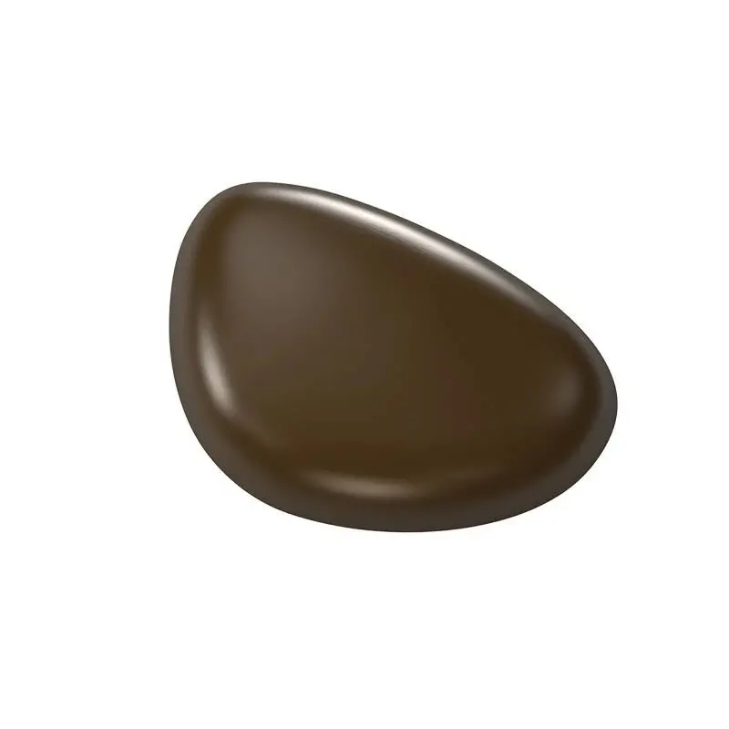 Polycarbonate Pebble Chocolate Mold - 26 mm x 26 mm x 16 mm - 5.2 gr - 24 cavity