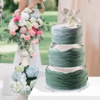 7-Tier INFINITY Round Customizable Plexiglass Cake Riser Stand - ø 40 cm x h 69 cm