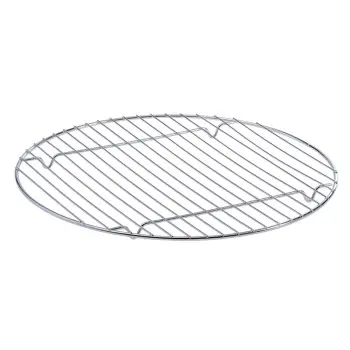 Round Polished Metal Cooling and Glazing Rack - ø 400 mm