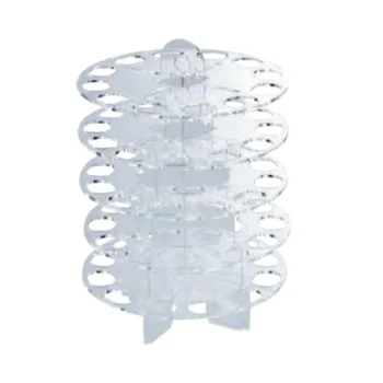 3-Tier Plexiglass Macaron Tower Display Stand for 60 Macarons - ø 247 mm x h 252 mm