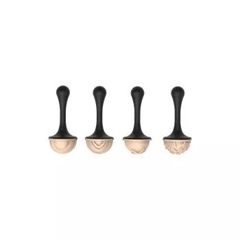 Silikomart Professional Choco Stamp E- 4 Easter Designed Stamps for Chocolate Egg Molds - ø31 x h 19 mm