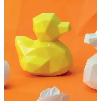 Polycarbonate DUCKY Chocolate Mold - 87 mm x 72 mm h 93 mm - 38gr - 2 Cavity