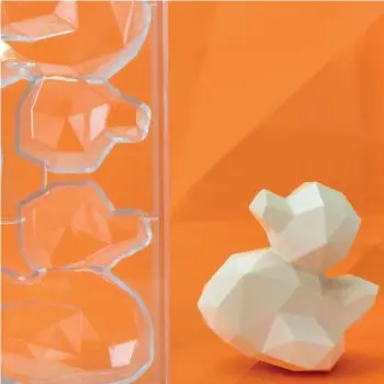 Polycarbonate DUCKY Chocolate Mold - 87 mm x 72 mm h 93 mm - 38gr - 2 Cavity