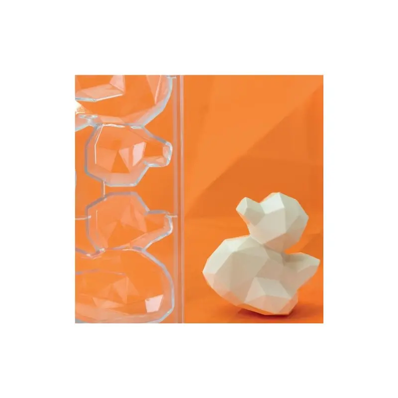 Polycarbonate DUCKY Chocolate Mold - 87 mm x 72 mm h 93 mm - 38gr - 2 Cavity