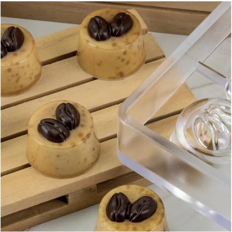 Polycarbonate Caffè Chocolate Mold - ø 30 mm x h 20 mm - 11.5gr - 24 cavity