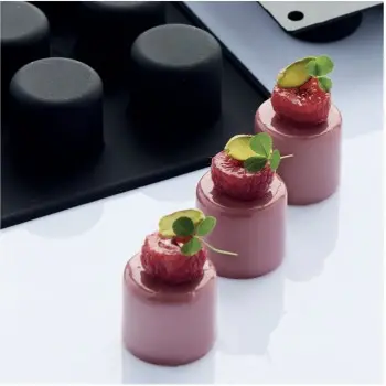 Professional DOT Mini Portion Silicone Pastry Mold - ø 32 mm x h 30 mm - 24ml - 18 cavity