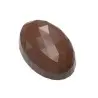 Polycarbonate Faceted Bean Chocolate Mold - 17.5mm x 12mm x h 7mm - 1gr - 60 Cavity