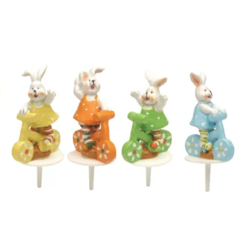 Easter Design Plastic Cake Decoration - Easter items Assortment - 50 pcs