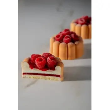 Professional Single Portion Charme Silicone Mold by Emmanuele Forcone - Ø 78 mm ×38 mm - 12 cavity - 140 ml