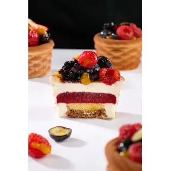 Professional Single Portion Panier Silicone Mold - Ø 74 mm x h 45 mm - 12 cavity - 135 ml