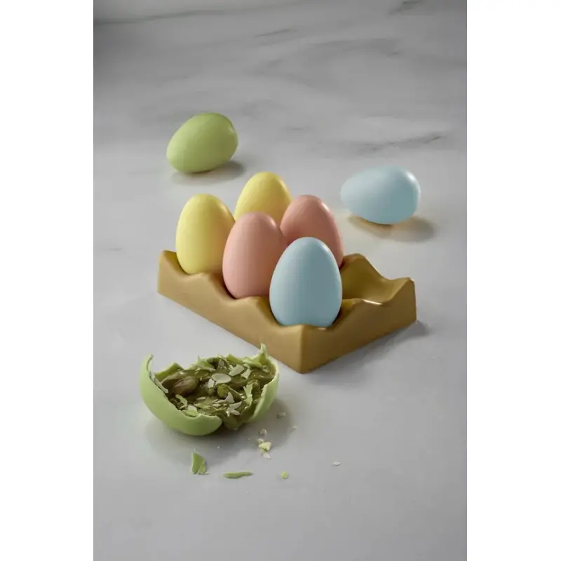 Pavoni Thermoformed Egg Carton Chocolate Mold kit - 163 mm × 112 mm × h 80 mm - 2 pcs