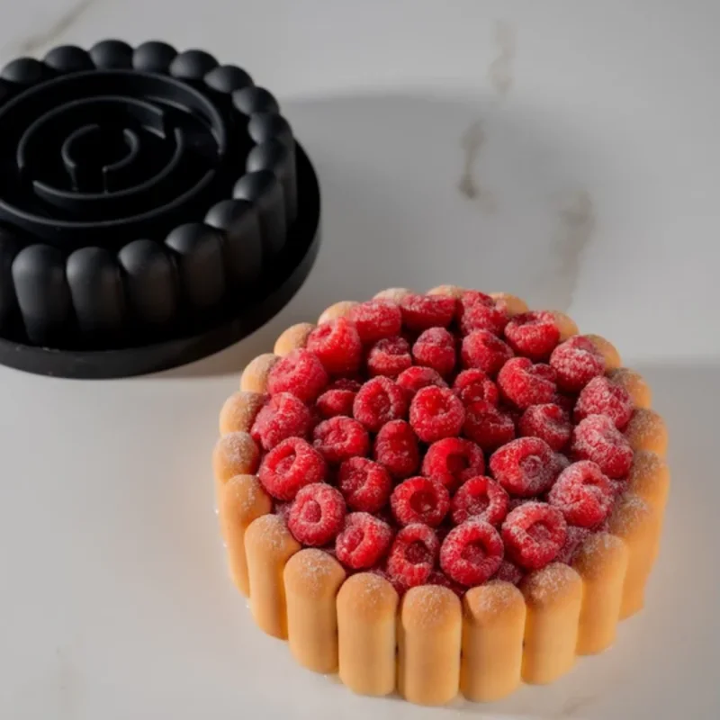 Pavoni Professional Charme Entremet Silicone Mold By Emmanuele Forcone - Ø 170 mm x h 52 mm - 900 ml