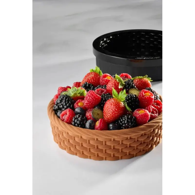 Pavoni Professional Panier Entremet Silicone Mold - Ø 180 mm x 48 h mm - 900 ml