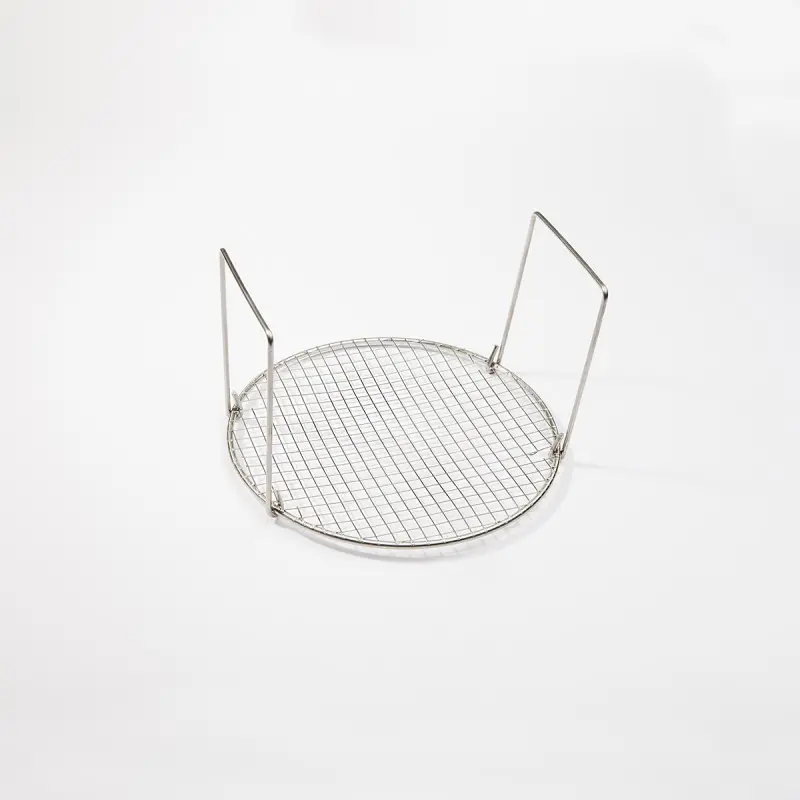 Round Candying Glazing Grid with Handles - Ø 200 mm